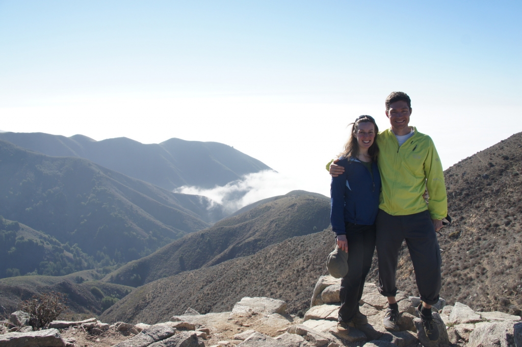 Enjoying the vista at the top of Soberanes, an amazing (and hard) hike at the northern tip of Big Sur.