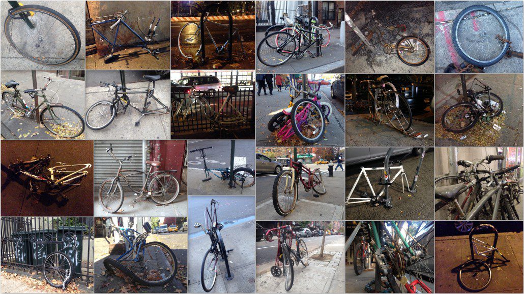 Forgotten bikes of NYC
