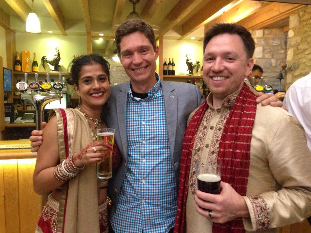 We enjoyed four days of parties and festivities in and around London for my good friend Ryan's wedding to his beautiful and oh-so-nice new wife, Dhara. (She also kept our attendance a secret, down to giving us Indian names on the seating charts!) My first time to a Hindu wedding, which was so fun!