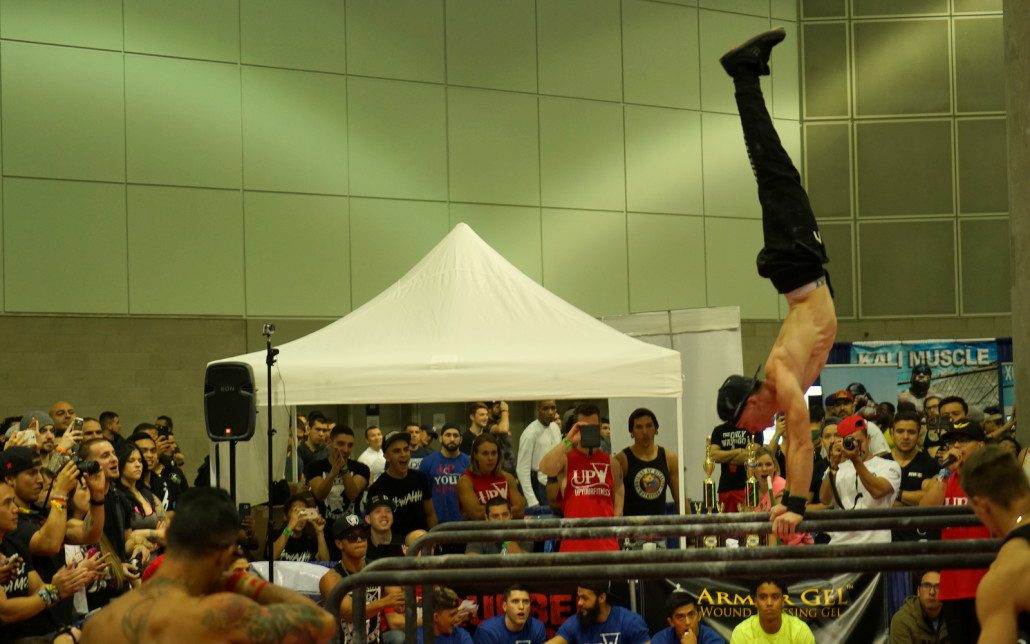 My favorite competition was the bar calisthenics. (Picture gymnastics with break dancing flair.)