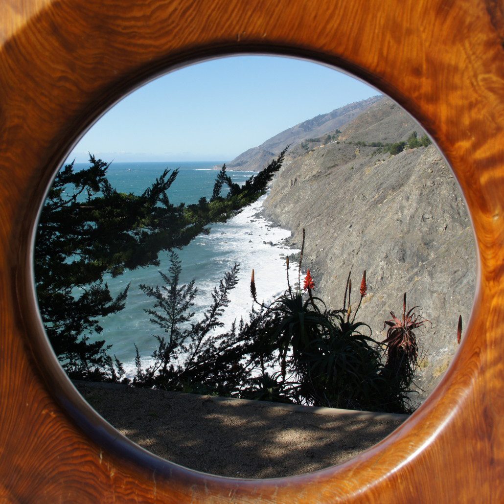 A framed Big Sur.