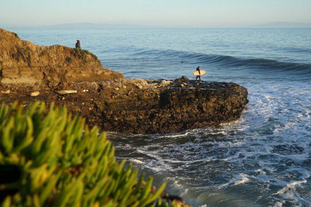 Santa Cruz California surfer