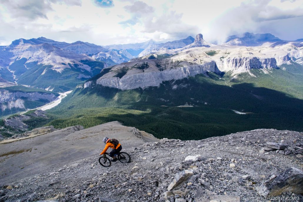 No time to think about Instagram or email riding terrain like this. (Black Rock Mtn, Alberta)