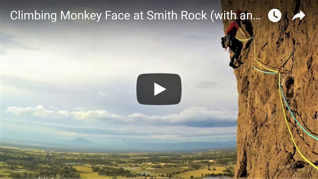 Climbing Monkey Face at Smith Rock (Video)