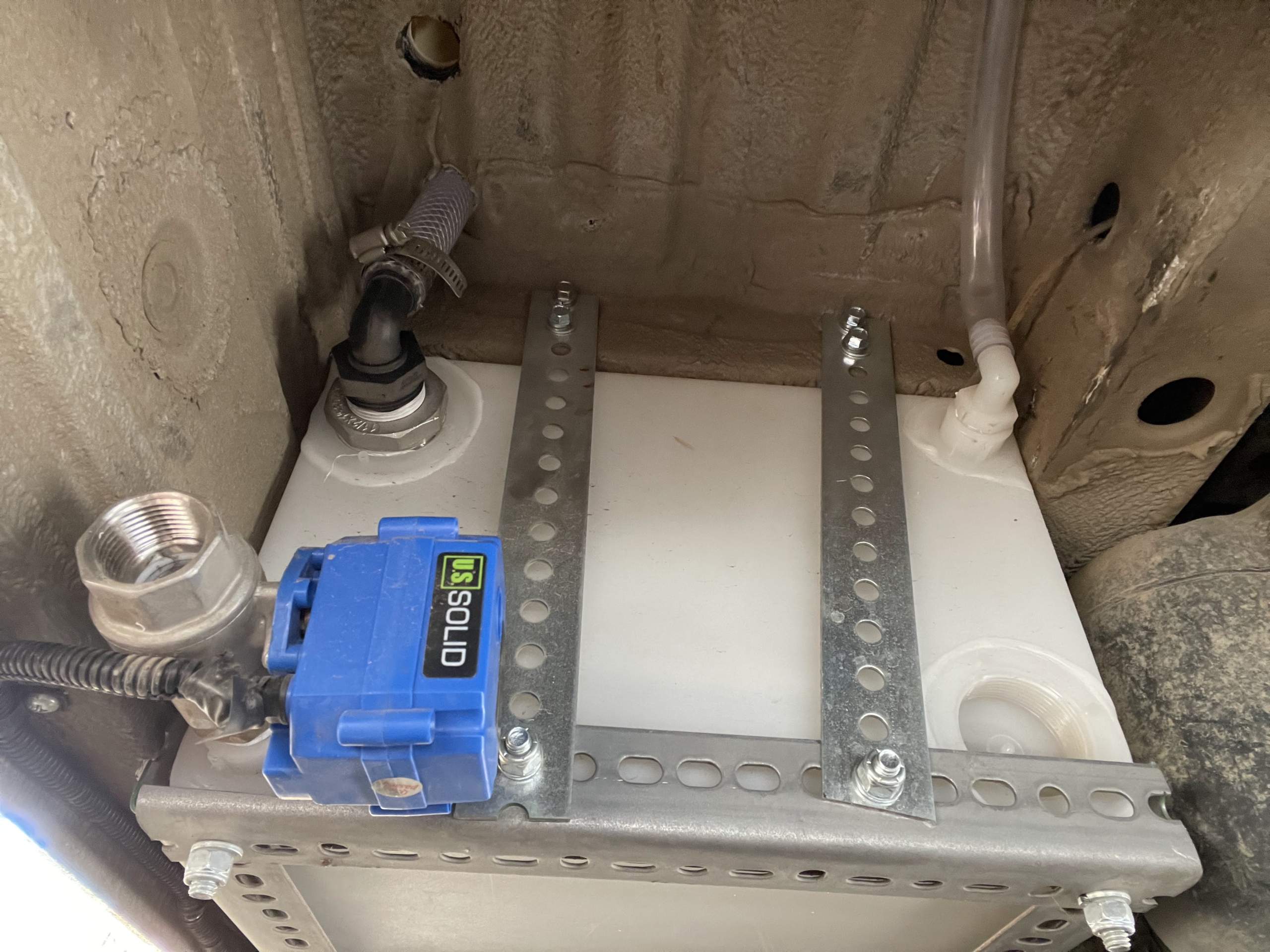 Installing a DIY Gray Water System Under My Sprinter Van